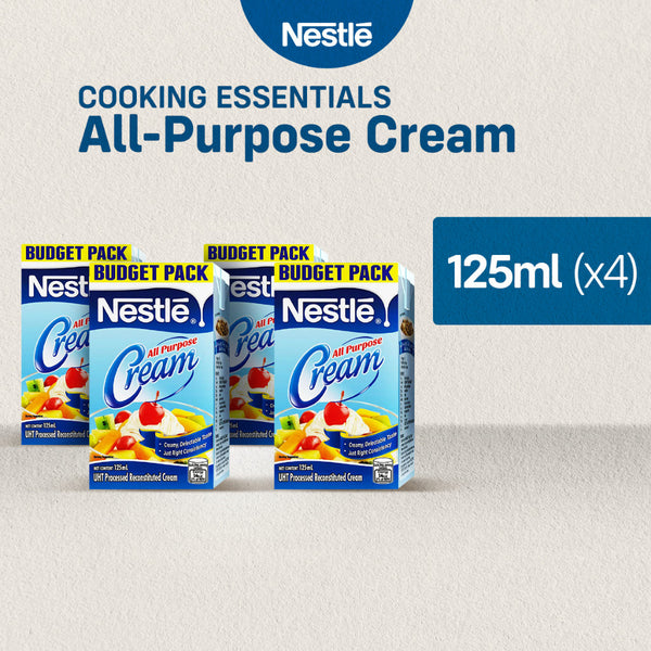 Nestle All-Purpose Cream 125ml - Pack of 4