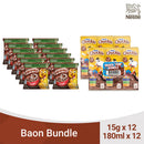 KOKO KRUNCH Breakfast Cereal 15g - Pack of 12 + CHUCKIE Chocolate Flavoured Milk 180ml - Pack of 12