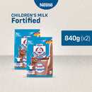 Bear Brand Fortified Choco Powdered Milk Drink 840g - Pack of 2
