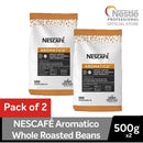 Nescafe Aromatico Whole Roasted Coffee Beans 500g - Pack of 2
