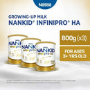 NANKID® Infinipro® HW Four Powdered Milk For Children Above 3 Years Old 2.4 kg [800g x 3]