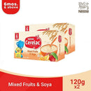 Cerelac Mixed Fruits & Soya Infant Cereals Baby Food 120g - Pack of 2