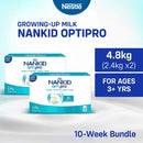 NANKID OptiPro Four Powdered Milk For Children Above 3 Years Old 4.8kg (2.4kg - Pack of 2)