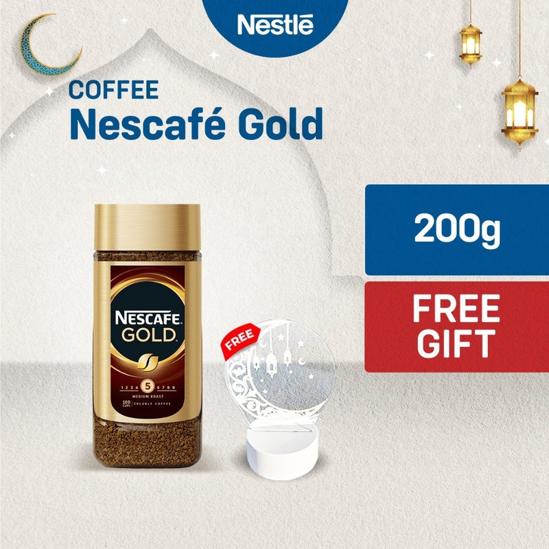 [FREE RAMADAN LAMP] Nescafe Gold Premium Instant Coffee 200g