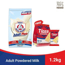 BEAR BRAND Adult Plus Milk Powder 1.2kg with TIGER Crackers 25g - Pack of 10