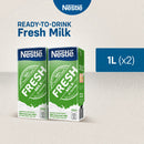 Nestle Fresh Milk 1L Hi-Calcium - Pack of 2
