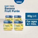 Gerber Banana Puree Baby Food 80g - Pack of 4