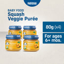 Gerber Squash Puree Baby Food 80g - Pack of 4