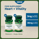 Nature's Bounty Heart & Vitality Power (Melatonin + Gingko Biloba)