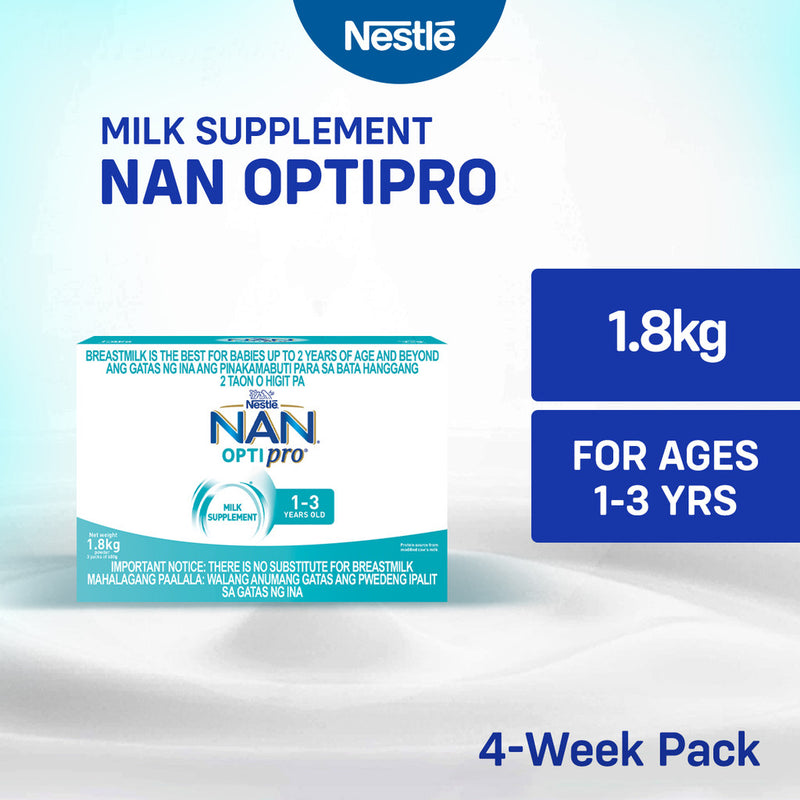 Nan Optipro Three Milk Supplement for Children 1 to 3 Years Old 1.8kg