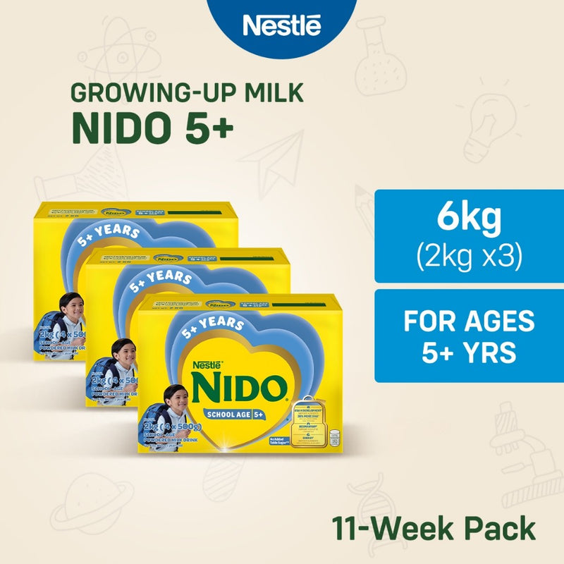 Nido 5+ Powdered Milk Drink for Children Above 5 Years Old 2kg