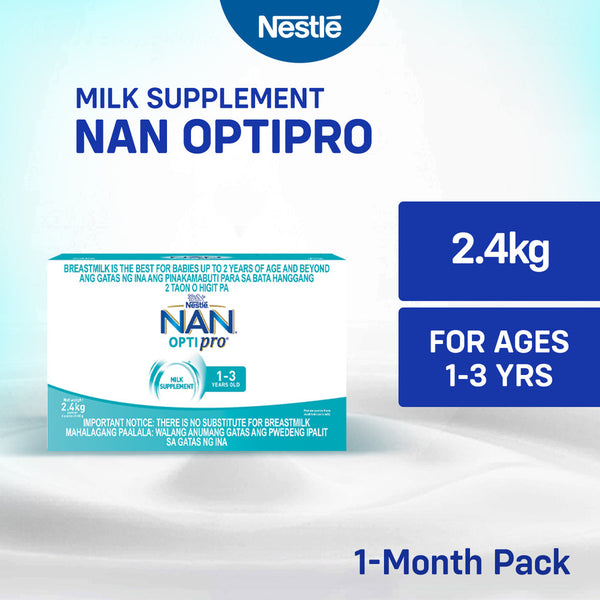 Nan Optipro Three Milk Supplement for Children 1 to 3 Years Old 2.4kg