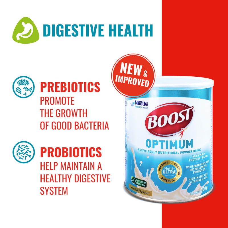 Nestlé Boost Optimum Vanilla Adult Milk Powder 800g