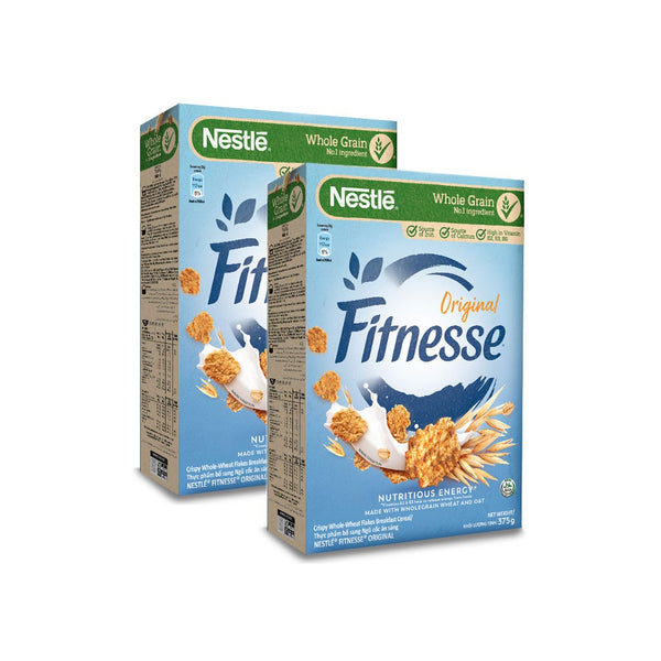 NESTLÉ Fitnesse Original Breakfast Cereal 375g - Pack of 2