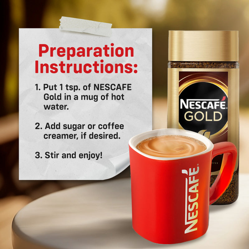 Nescafe Gold Premium Instant Coffee 200g + Coffee-mate Coffee Creamer 400g