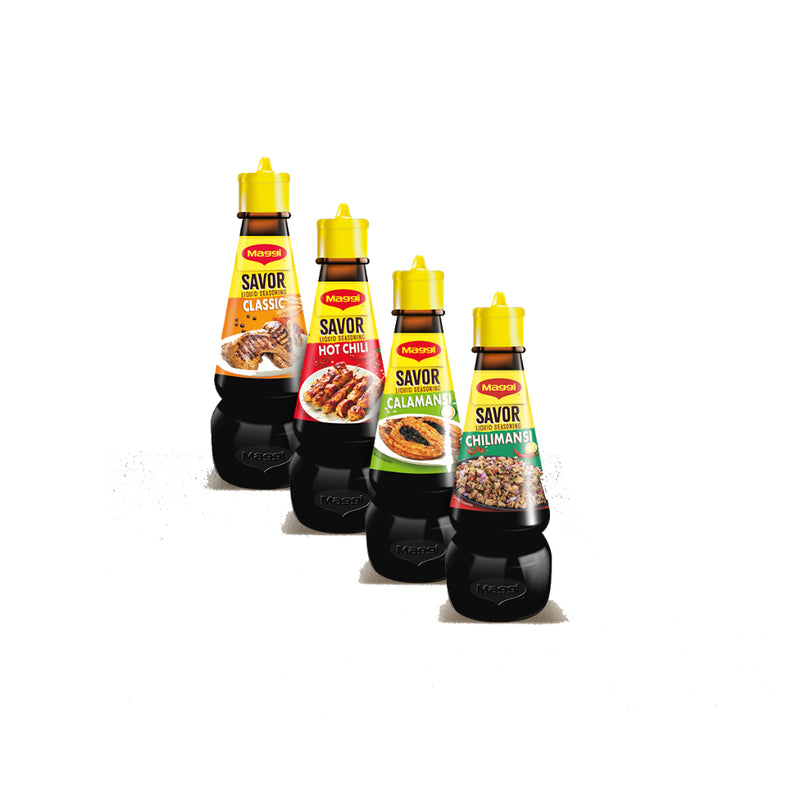 MAGGI Savor Liquid Seasoning All Variants 130ml (Classic, Chili, Calamansi,Chilimansi)
