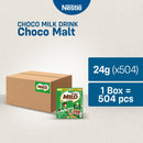 Milo Powdered Choco Malt Milk Drink 24g - Pack of 504 (1 box)