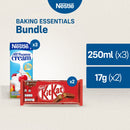 Kitkat Cheesecake Bundle: Kitkat 2-Finger Milk Chocolate Bar Flowrap 6-Pack - Pack of 3 + Nestle All