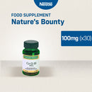 Nature's Bounty Co Q-10 100mg Food Supplement for Heart Health (30 softgels)