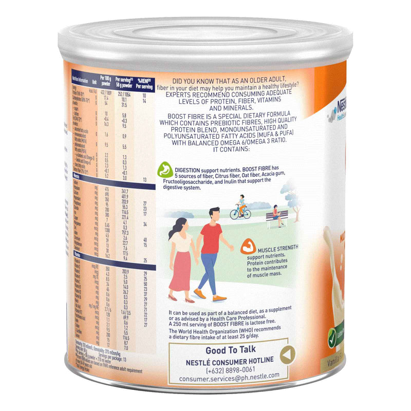 Boost Fibre Vanilla Nutritional Powder Drink 800g