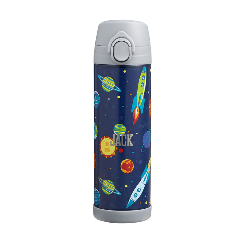 [NOT FOR SALE] Mackenzie Navy Solar System Glow-in-the-Dark Large Insulated Water Bottle