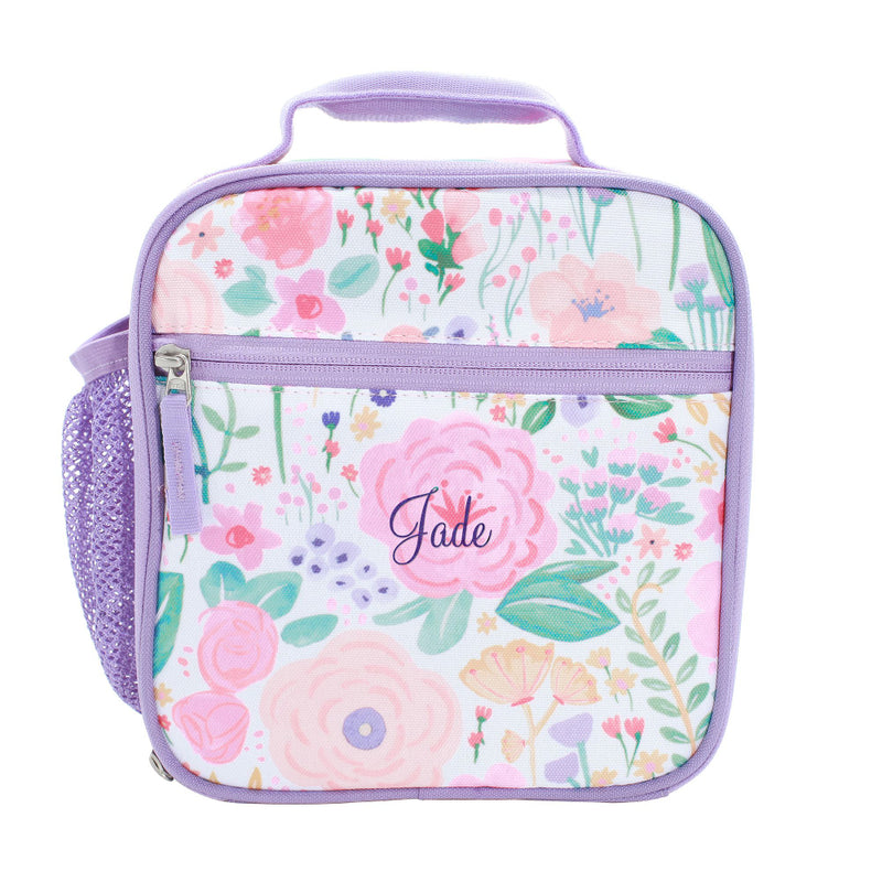 [NOT FOR SALE] Pottery Barn Kids Mackenzie Lavender Floral Blooms Lunch Box - NIDO