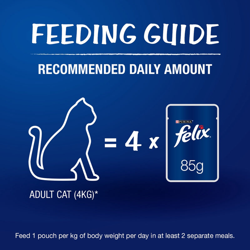 PURINA FELIX Adult Cat with Sardine in Jelly - 85g