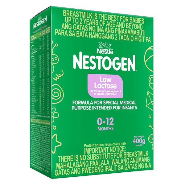 Nestogen Low Lactose Infant Formula for 0 to 12 Months 400g