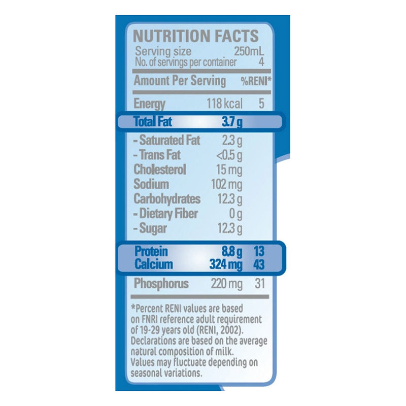 NESTLÉ Low-Fat Milk 1L UHT - Pack of 12