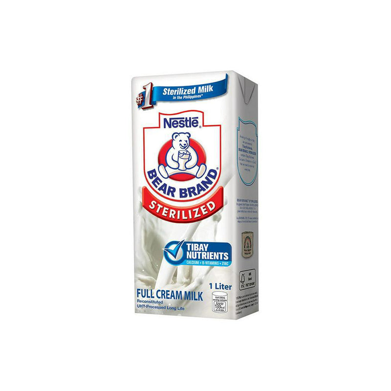 BEAR BRAND Sterilized UHT Milk 1L - Pack of 12