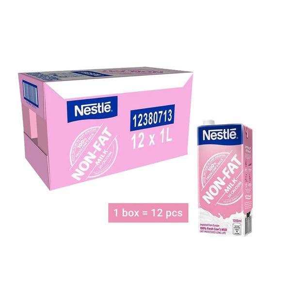 NESTLÉ Non Fat Milk 1L Hi-Calcium - Pack of 12