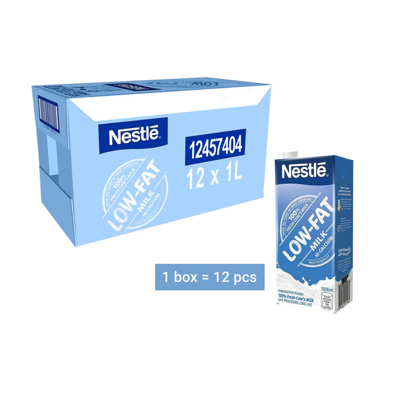 NESTLÉ Low-Fat Milk 1L UHT - Pack of 12