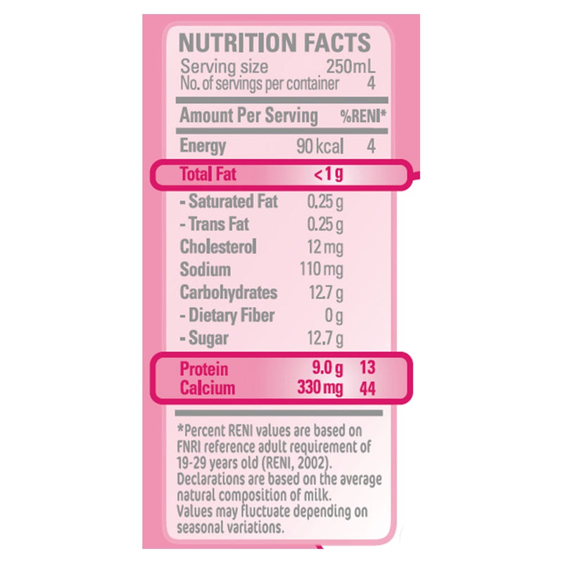 Nestle Non Fat Milk Hi-Calcium 1L