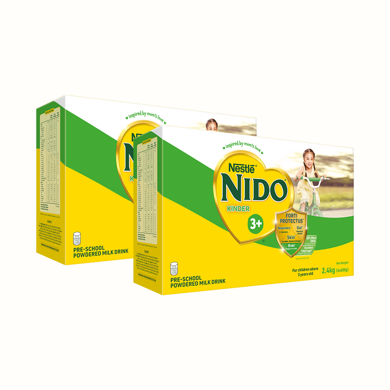 NIDO® 3+ Powdered Milk Drink For Pre-Schoolers Above 3 Years Old 2.4kg