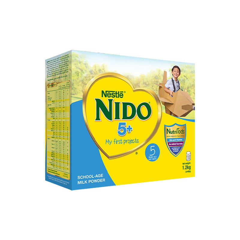 NIDO 5+ Powdered Milk Drink For Children Above 5 Years Old 1.2kg