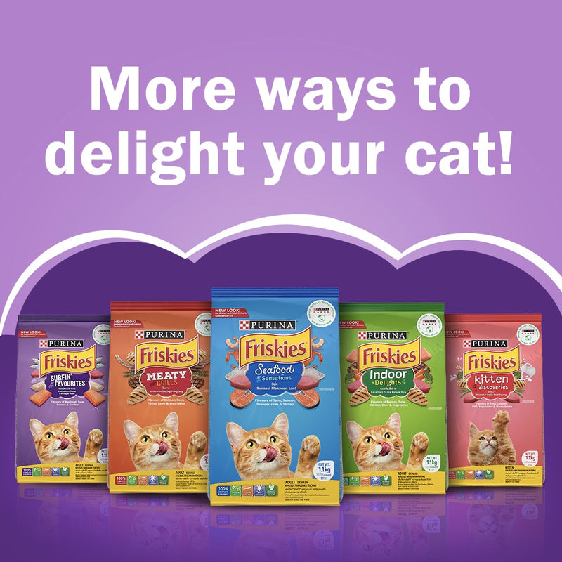 PURINA FRISKIES Surfin' Turfin' | Adult Dry Cat Food - 400g
