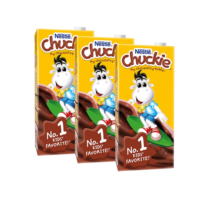 CHUCKIE Chocolate Flavoured Milk 1L - Pack of 3