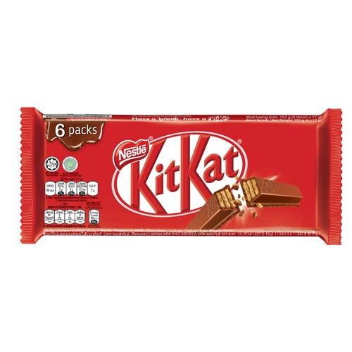 NESCAFÉ Cafe Creations Mocha, Caramel, Double Latte Coffee 33g - Pack of 30 + KITKAT Chocolate 17gx6