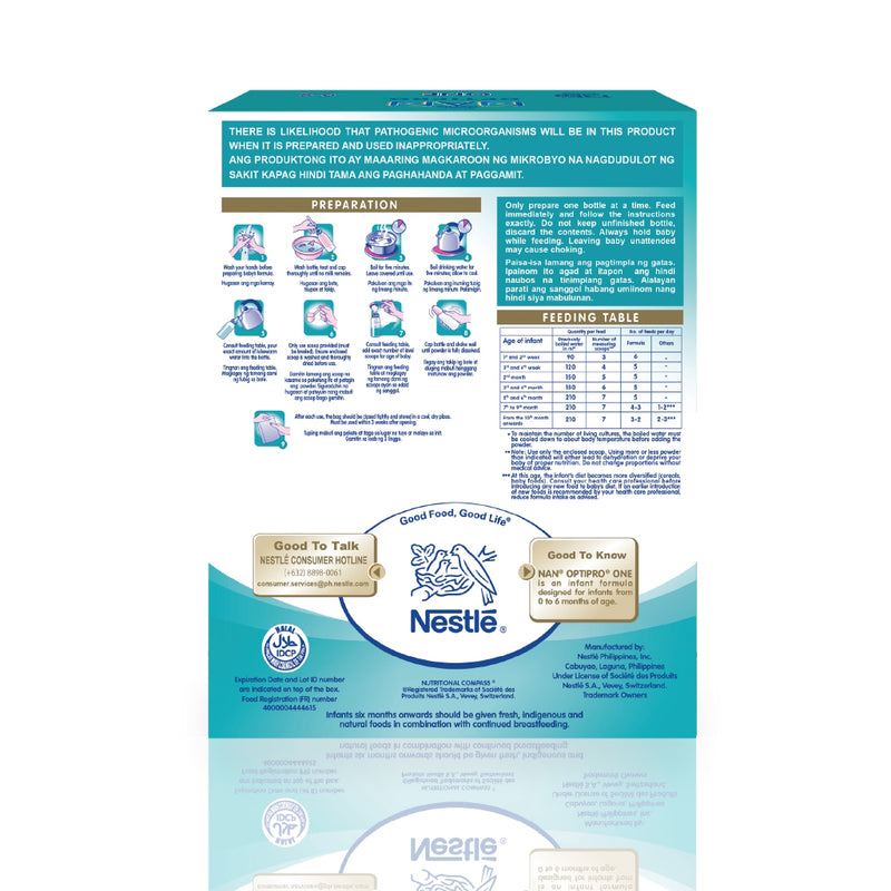 Nan Optipro One Infant Formula for 0 to 6 Months 1.3kg