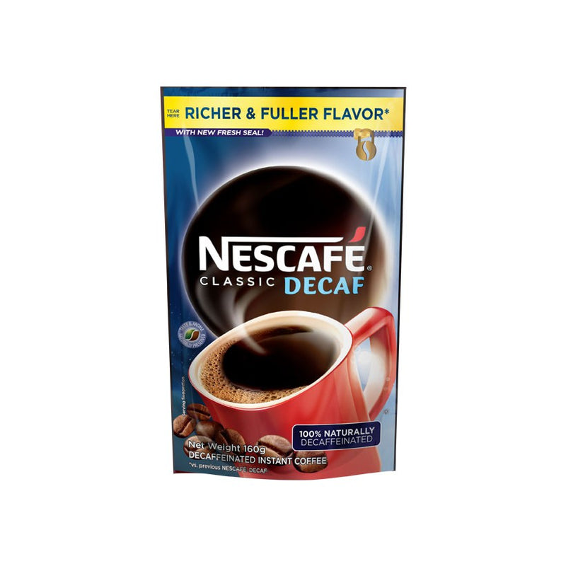 NESCAFÉ CLASSIC DECAF Instant Coffee 160g - Pack of 2