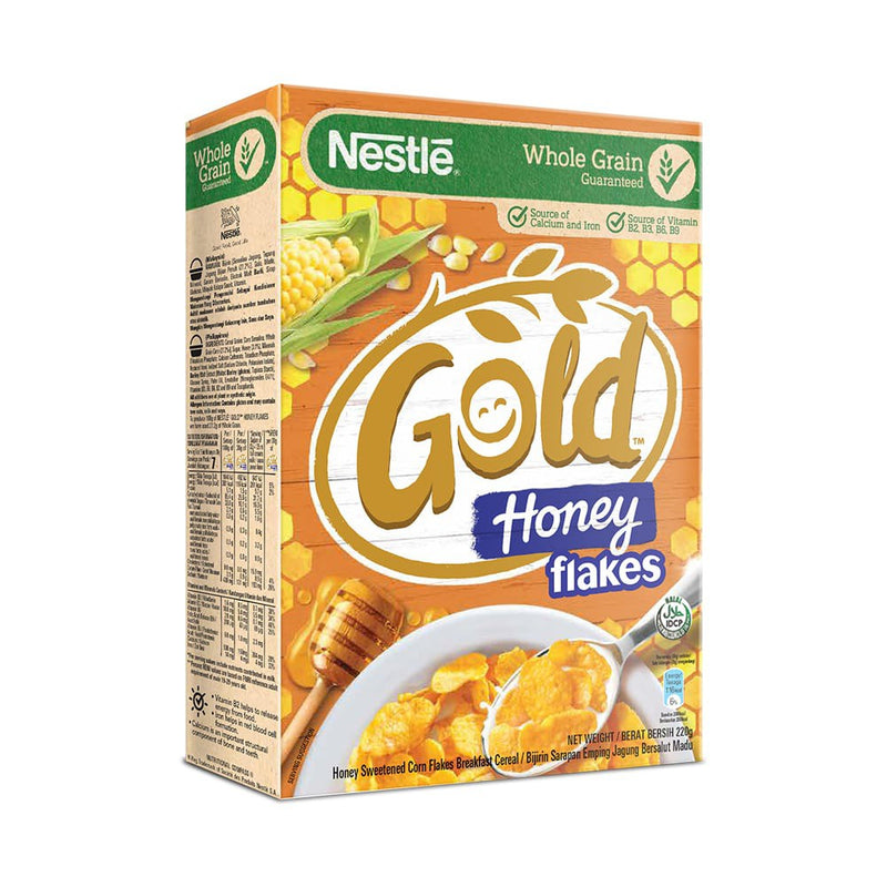 Gold Honey Flakes Breakfast Cereal 220g
