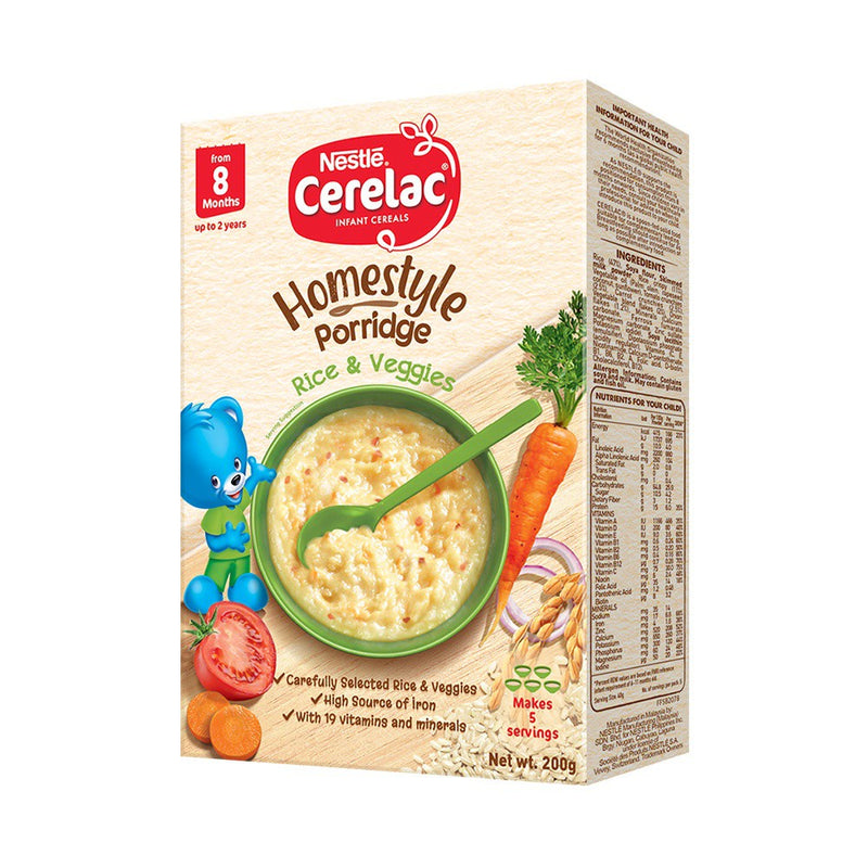 Cerelac Homestyle Porridge Rice and Veggies 200g