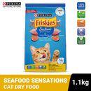 Purina Friskies Seafood Sensations Adult Dry Cat Food 1kg