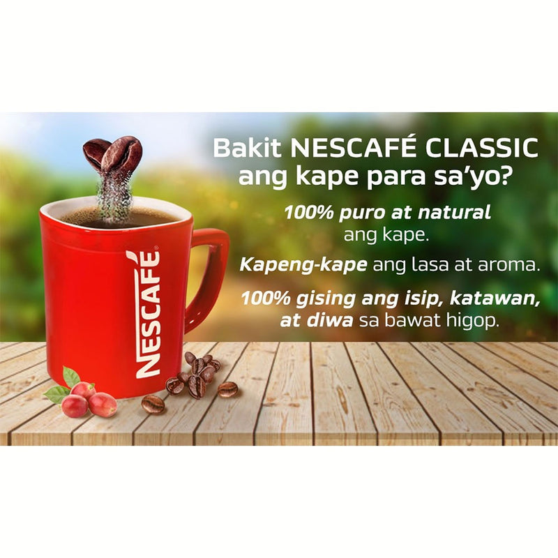 NESCAFE Classic Instant Coffee 1.9g - Pack of 96 with COFFEE-MATE Coffee Creamer Stand-up Pouch 220g