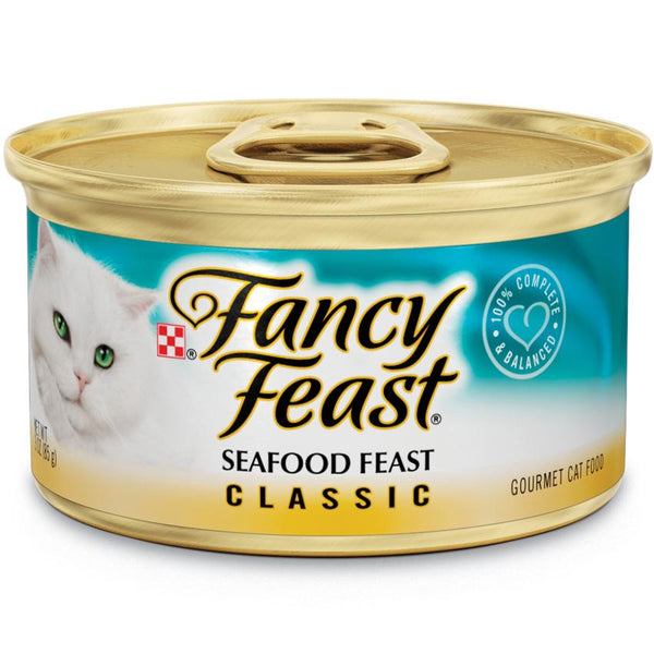 FANCY FEAST Classic Seafood Adult Wet Cat Food - 85g