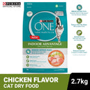 Purina One Indoor Advantage with Chicken Dry Cat Food 2.7kg