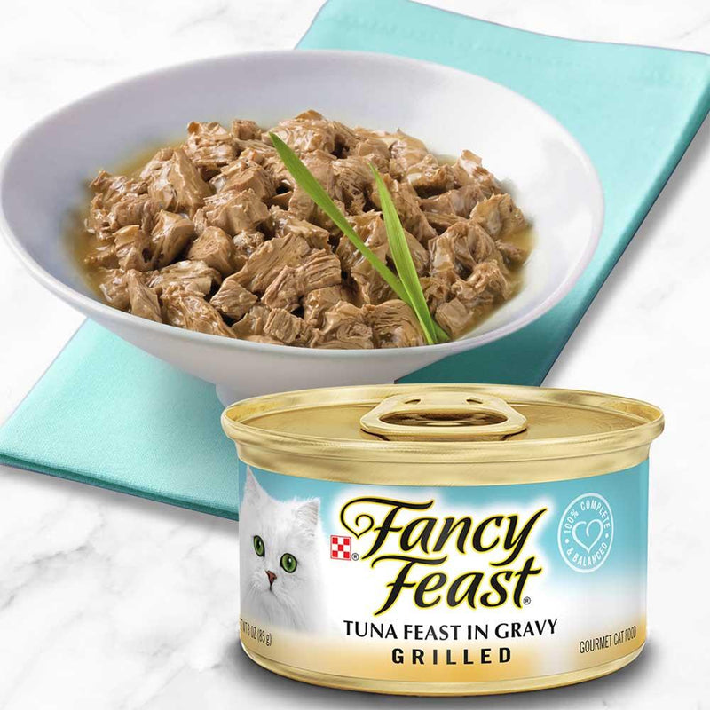 FANCY FEAST Grilled Tuna Feast Adult Wet Cat Food - 85g