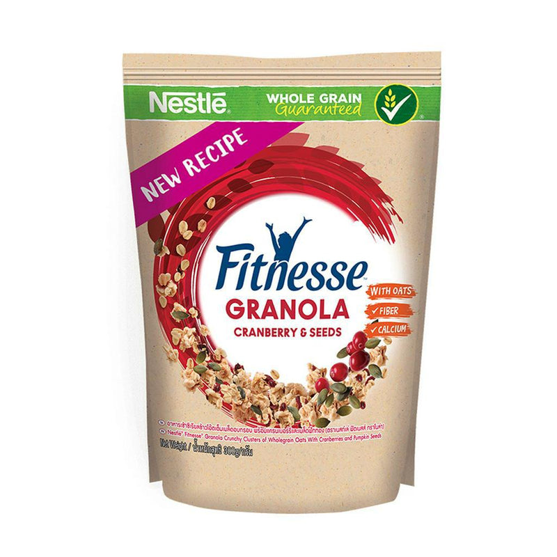 NESTLE Fitnesse Granola Cranberry and Pumpkin Seeds Breakfast Cereal 300g - Pack of 3