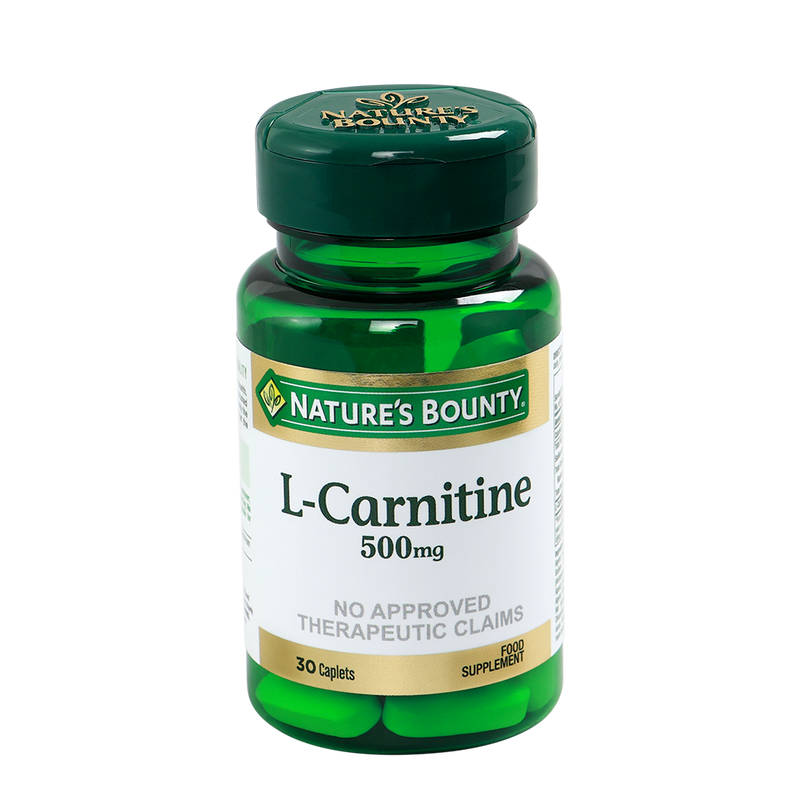 Nature's Bounty L-Carnitine Caplets 24(30x500mg) PH