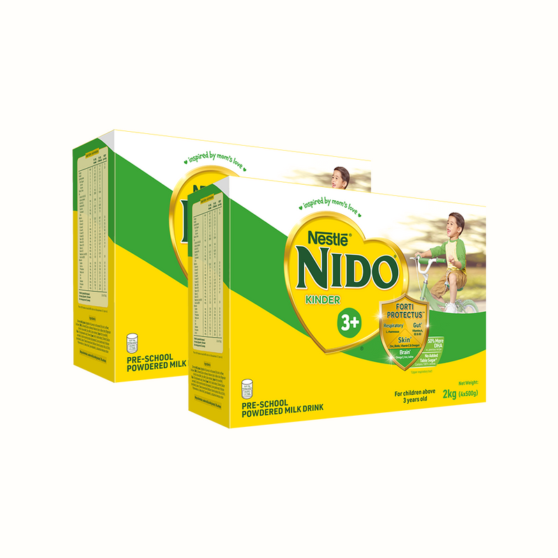 NIDO 3+ Powdered Milk Drink For Pre-Schoolers Above 3 Years Old 2kg